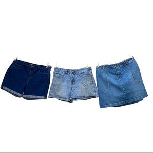 Women shorts and skort sz 14